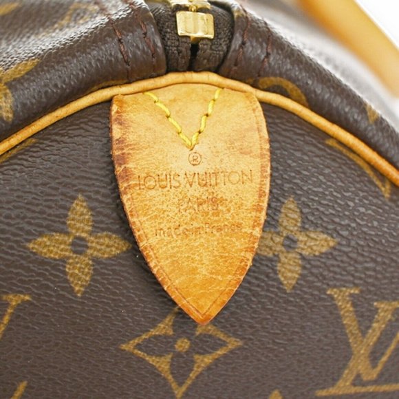 LOUIS VUITTON Keepall 45 Travel Hand Bag Monogram Leather Brown - Picture 14 of 16